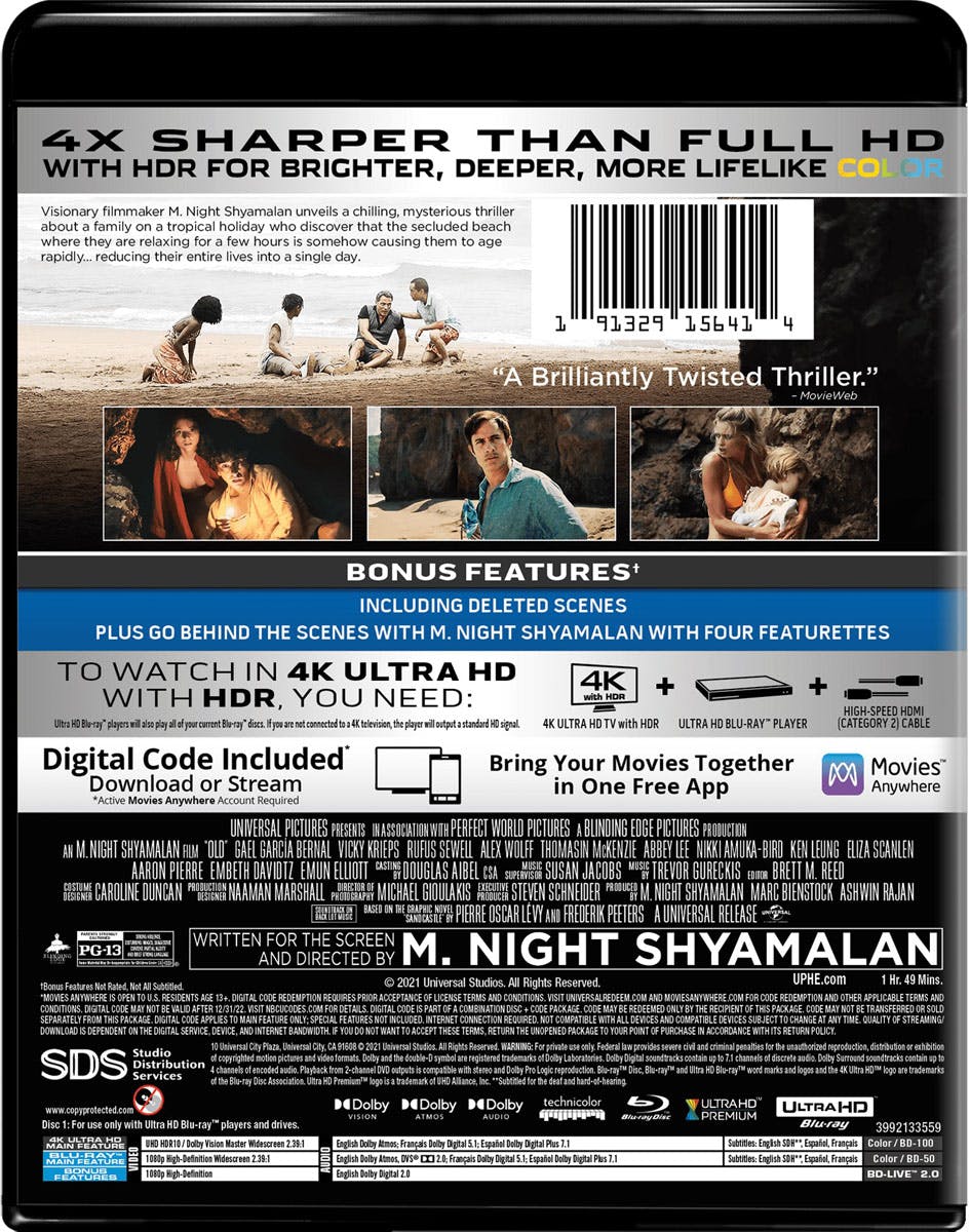 Back. Old   - 4K Blu-Ray.