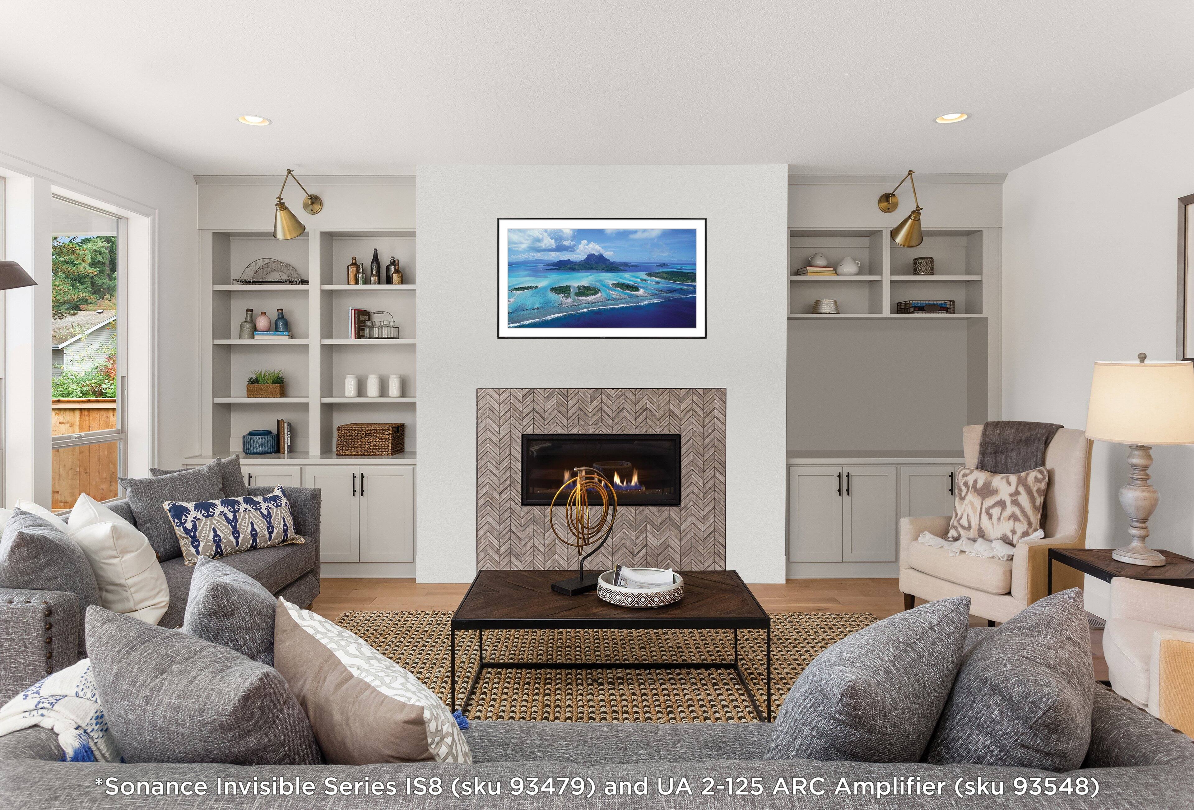 *Sonance Invisible Series IS8 (sku 93479) and UA 2-125 ARC Amplifier (sku 93548)