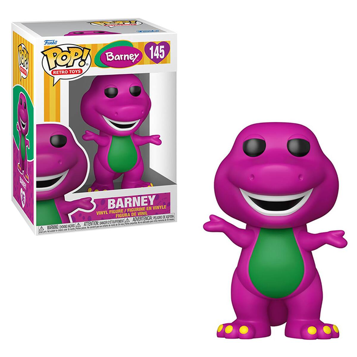 Funko - Pop! Barney and Friends: Barney - Multicolor