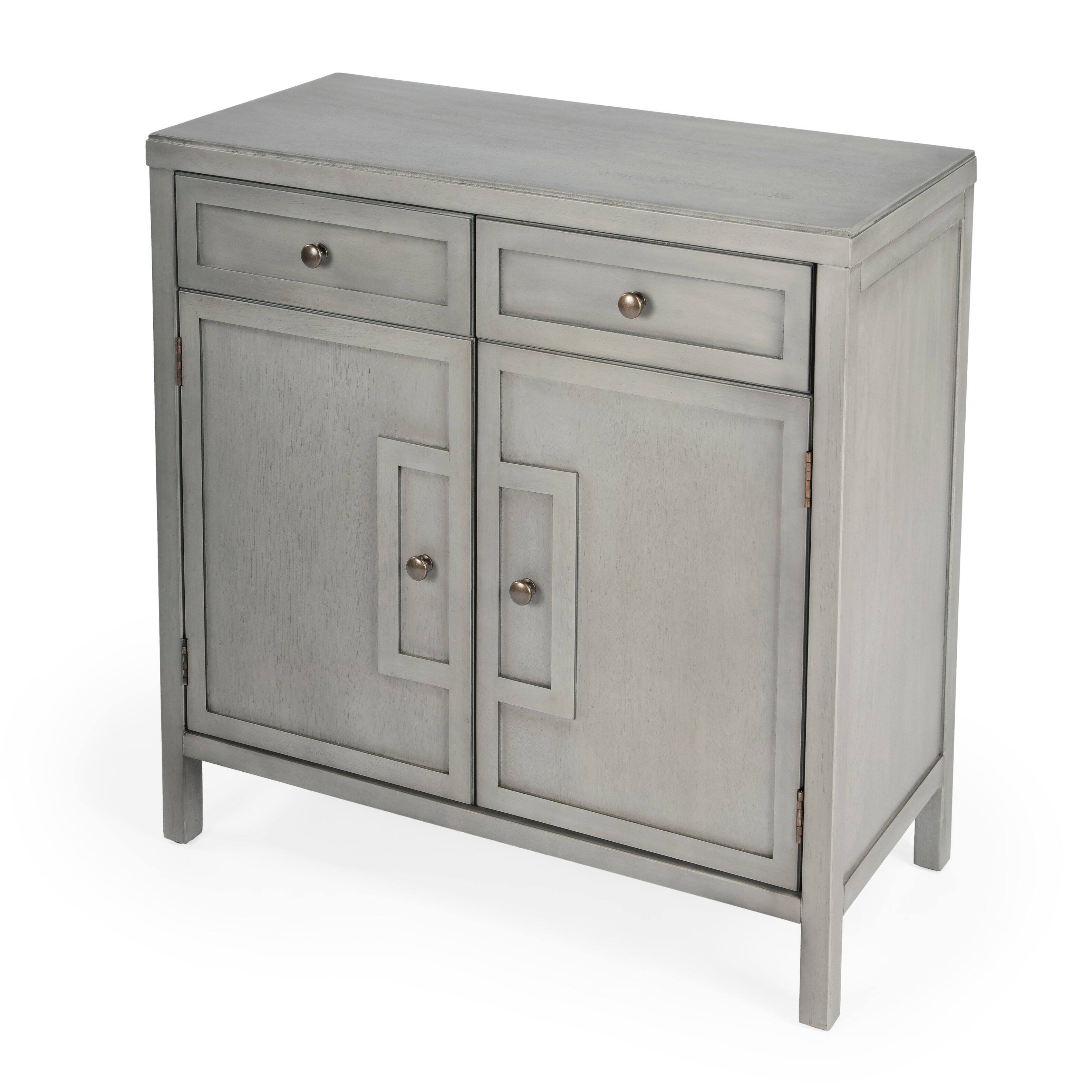 Butler Specialty - Imperial 31 in. W Rectangular Wood 2 Drawer 2 Door Accent Cabinet - Gray price history on PriceWatchPro