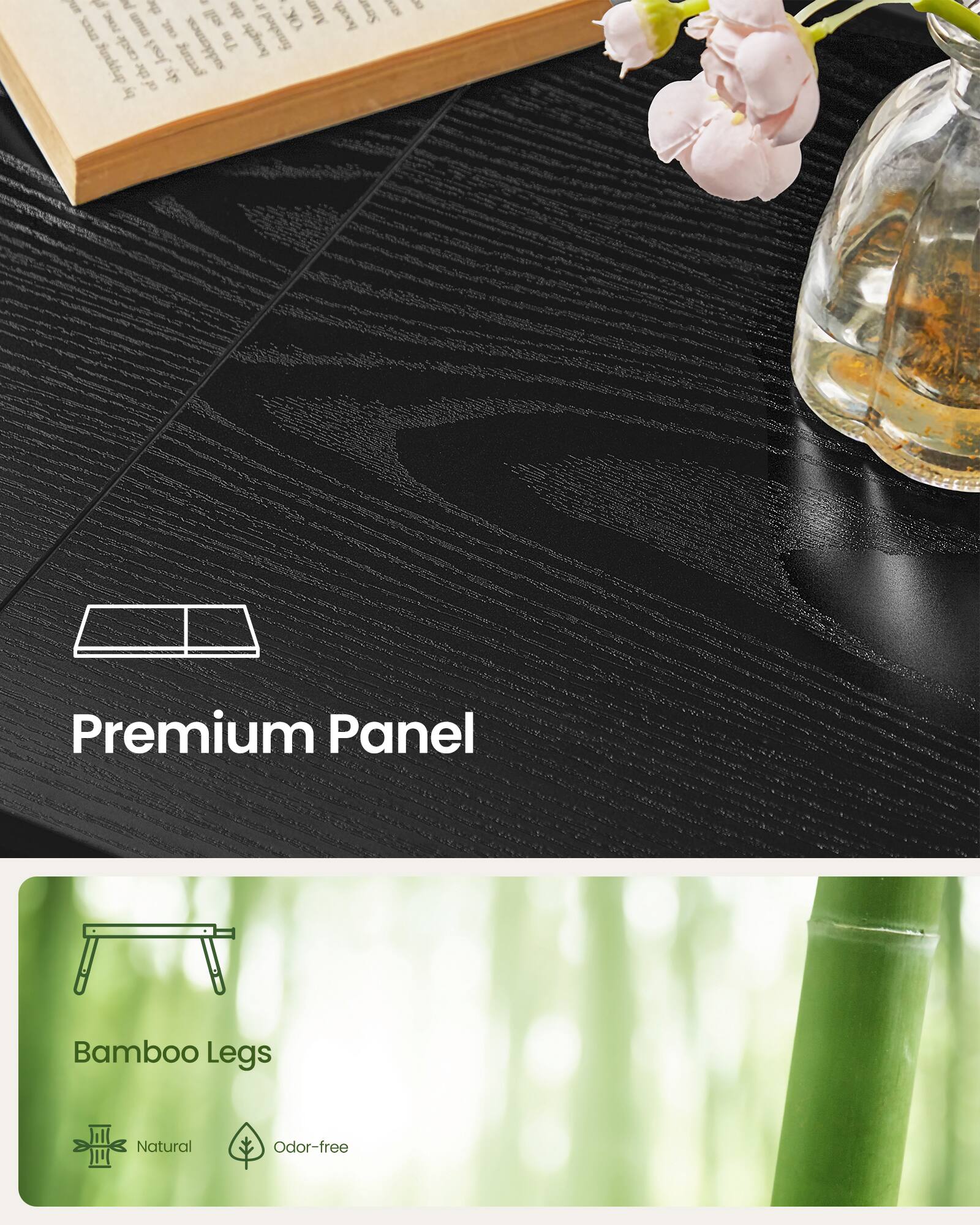 Premium Panel

Bamboo Legs

Natural
Odor-free