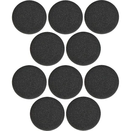 Front. Jabra - 10PK FOAM EAR CUSHION FOR EVOLVE 20 30 40 65 - Black.