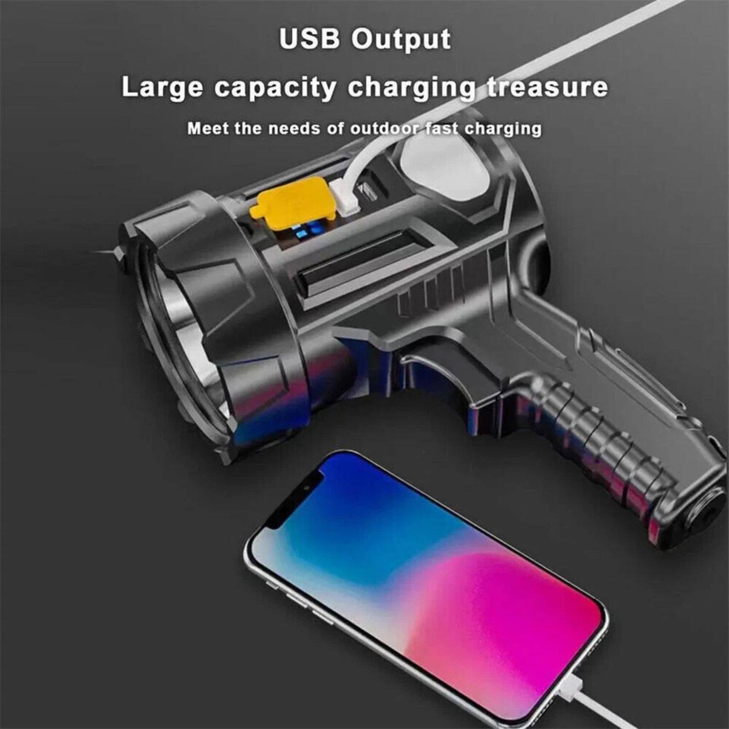 USB Output  
Large capacity charging treasure  
Meet the needs of outdoor fast charging