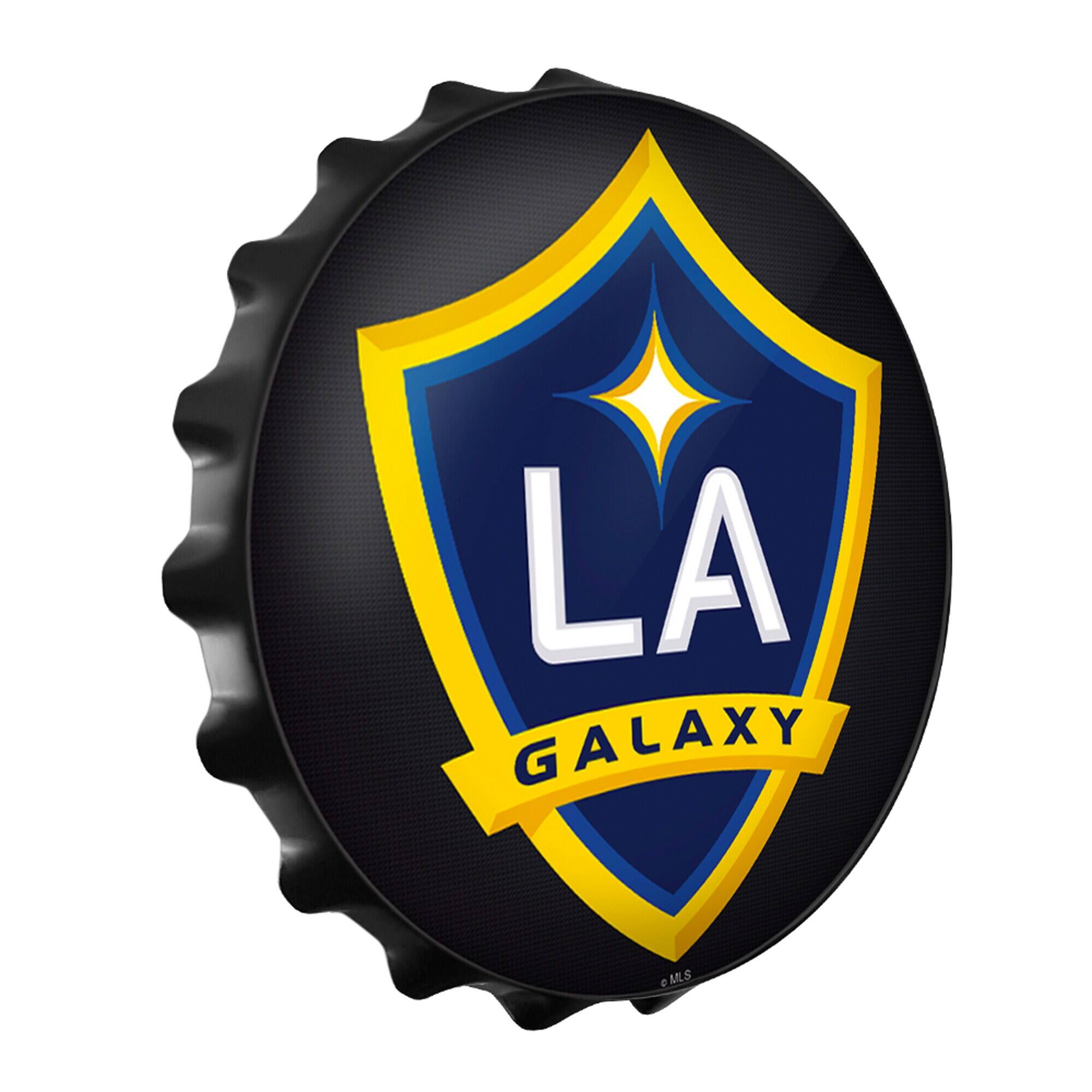 Alt View 1. The Fan-Brand - LA Galaxy 18.5" Bottle Cap Wall Sign - Multicolor.