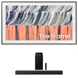 Bundle - Samsung - QN65LS03HE 65" QLED 4K TV with HW-B750F Soundbar and Sub (2026)