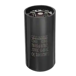 Unique Bargains - CD60 Motor Run Capacitor, 708-850uF MFD AC250V, 50-60Hz, for Electric Motor, 53x110mm - Black