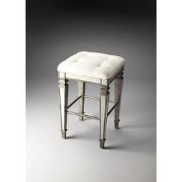 Butler Specialty - Celeste Mirrored 30" Bar Stool - Silver