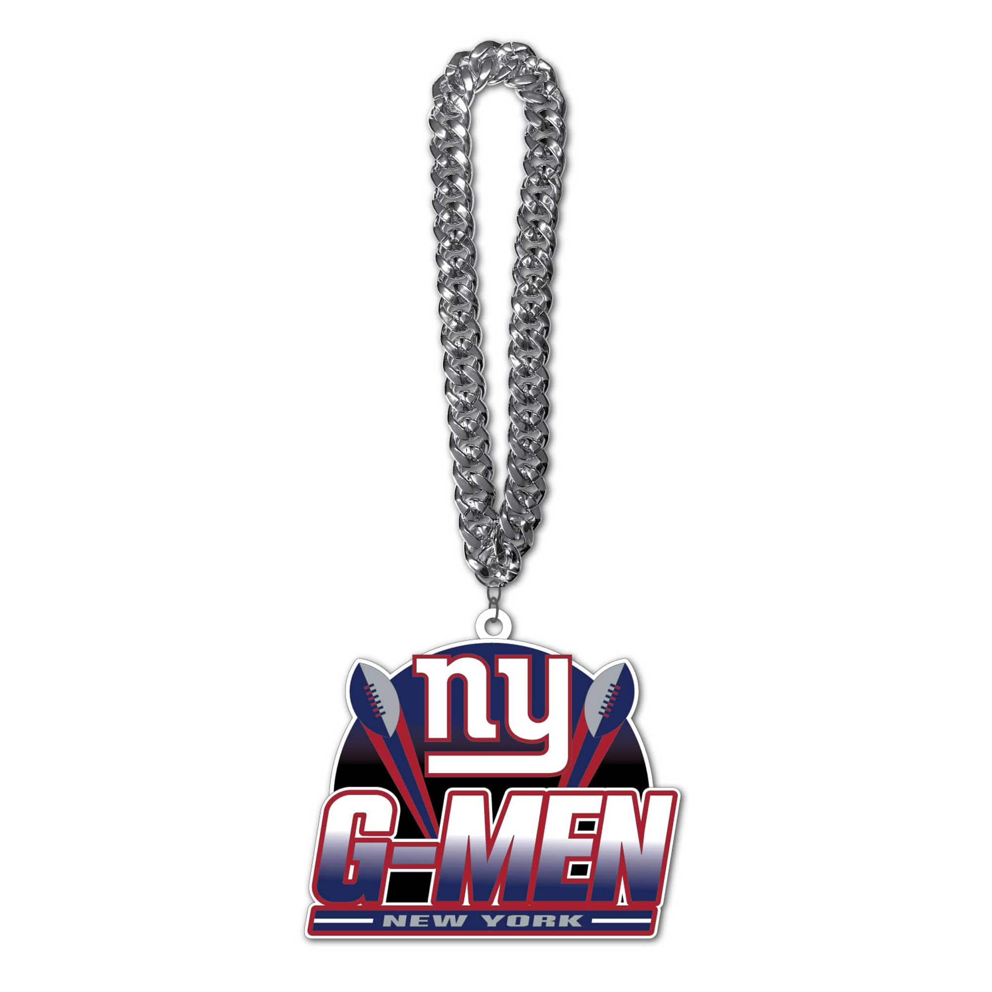 MOJO - New York Giants Slogan Fan Chain Necklace - Blue price history on PriceWatchPro