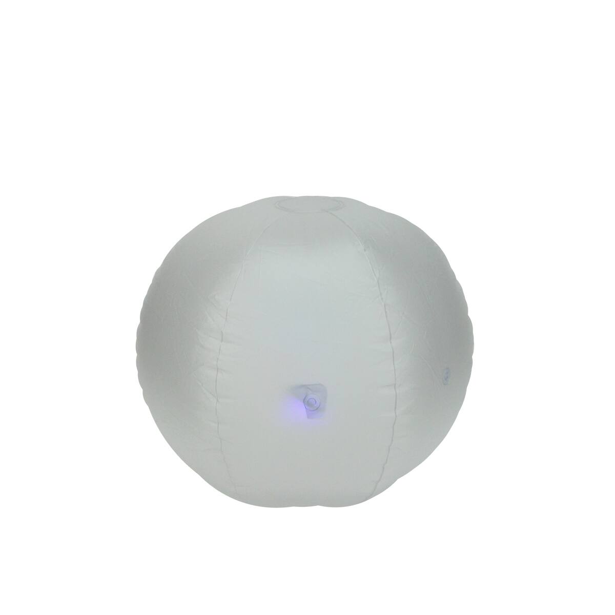 Pool Central - 16.5" Inflatable LED Color Changing Pool Beach Ball - White