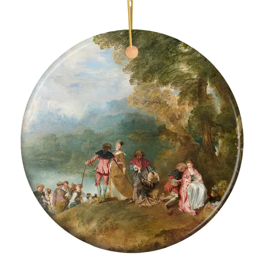 OrnamentallyYou Antoine Watteau Pilgrimage to Cythera Ornament Famous ...