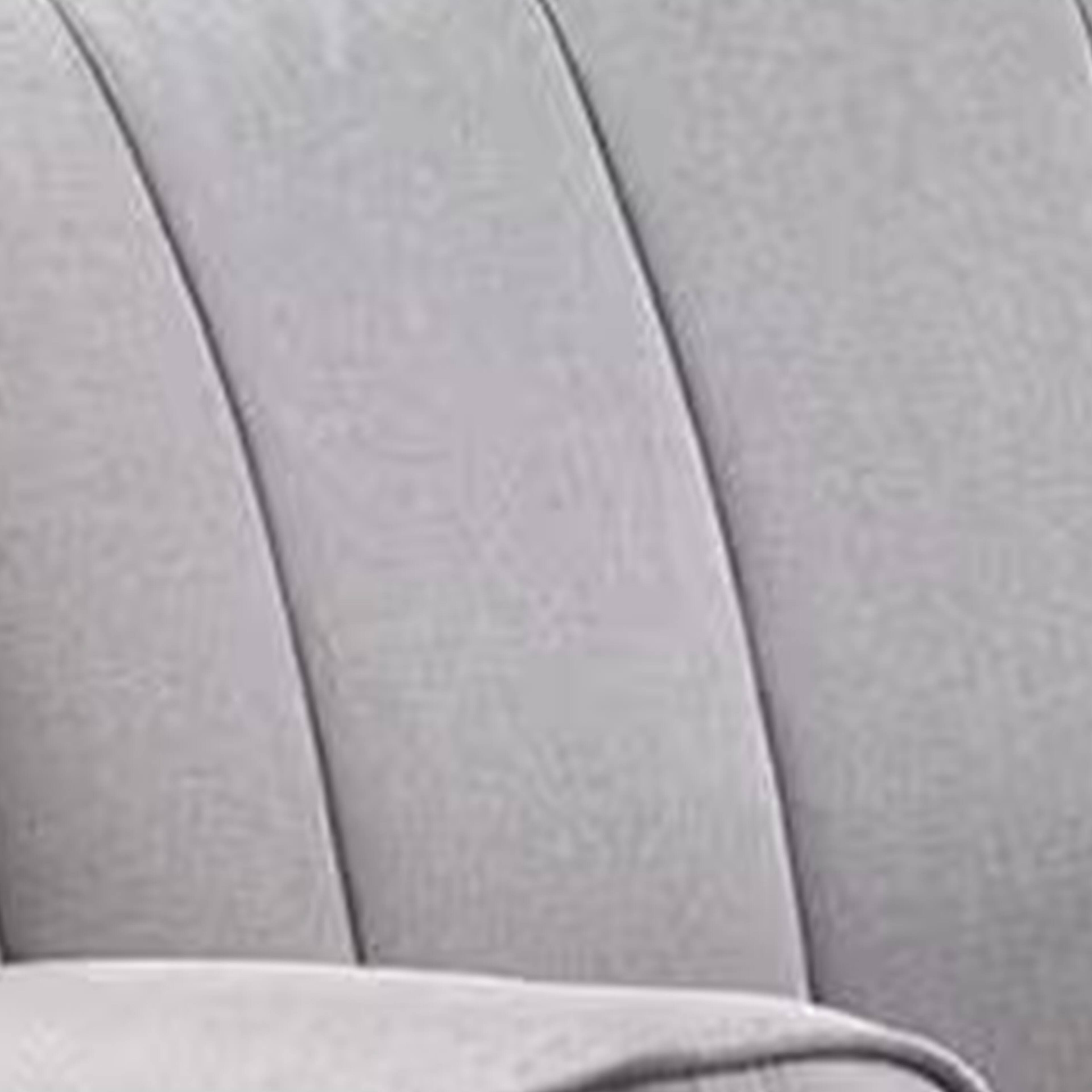 Alt View 2. Manhattan Lane - 34 Inch Rocking Chair, Wood Frame, Vertical Channel Tufted Gray Linen - Gray, Black.