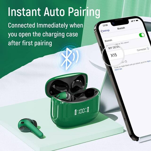 Instant Auto Pairing  
Connected Immediately when you open the charging case after first pairing