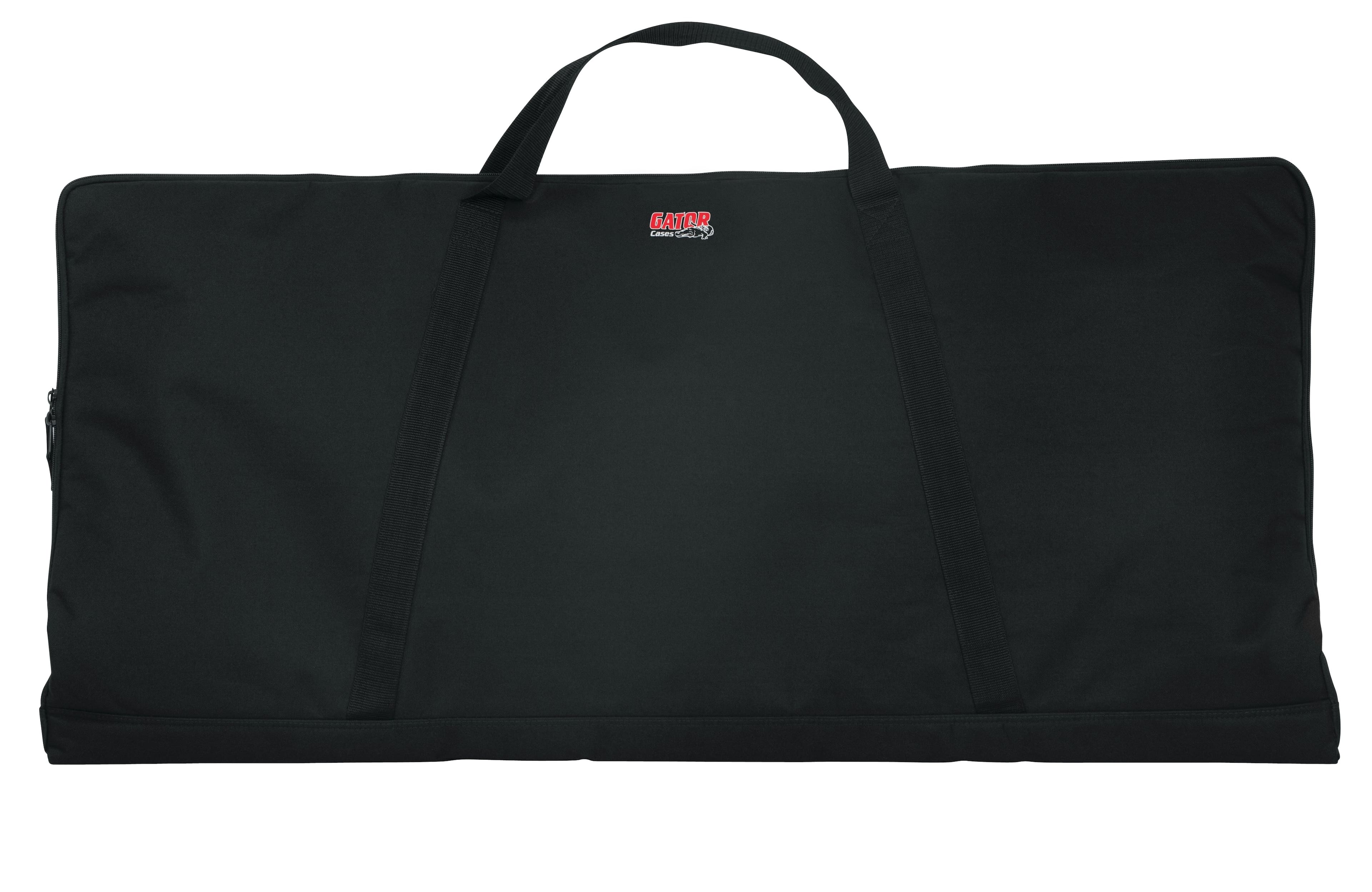Gator - Economy 61-Key Keyboard Bag, Lightweight Envelope-Style Design,Durable Nylon Web Handles and 600D Nylon Exterior - Black