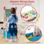 Adequate Storage Space: Holds painting necessities within easy reach.
Storage Tray with Painting Cups: Removable Fabric Storage Bag.