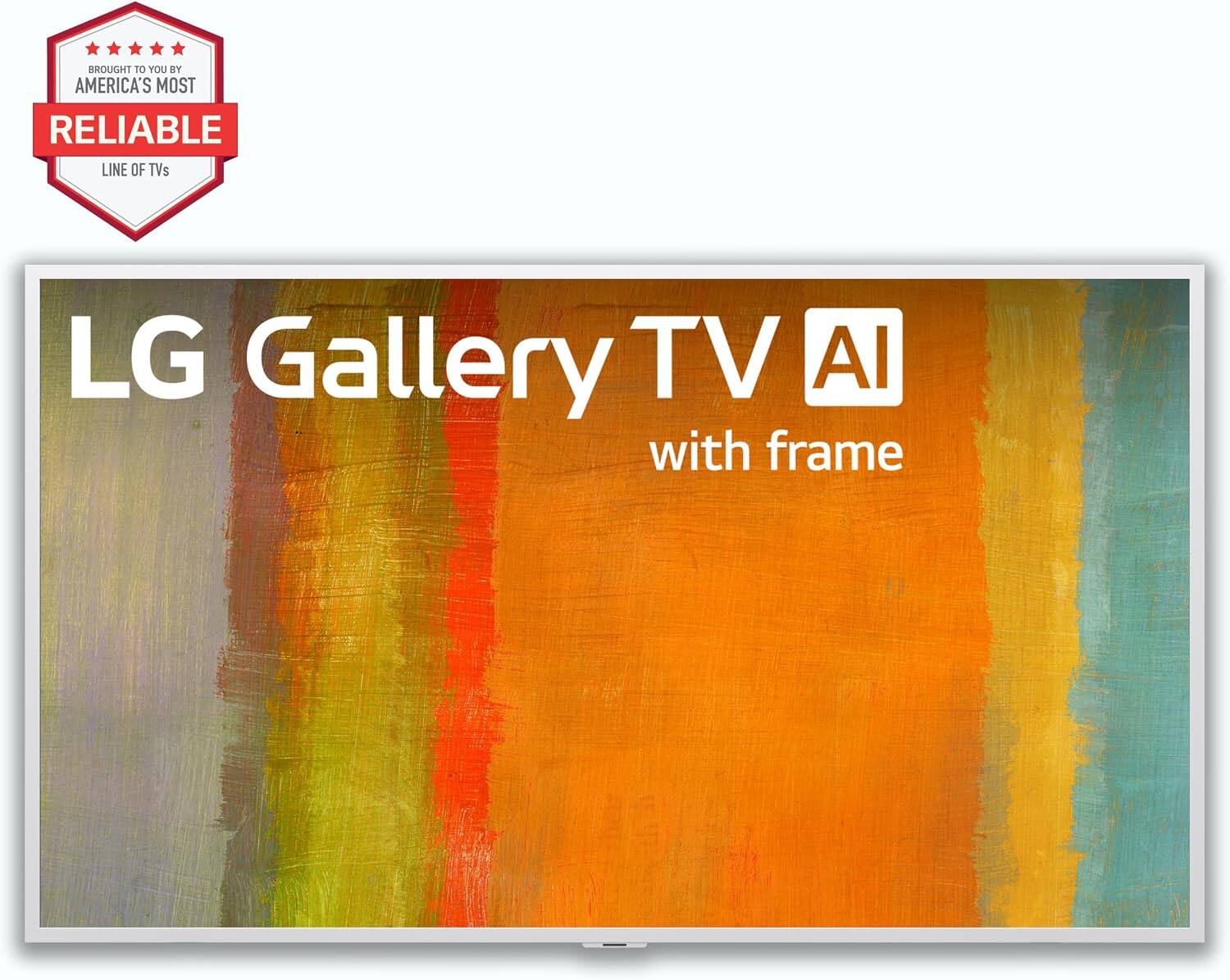 Brought to you by America's most reliable line of TVs

LG Gallery TV AI with frame
