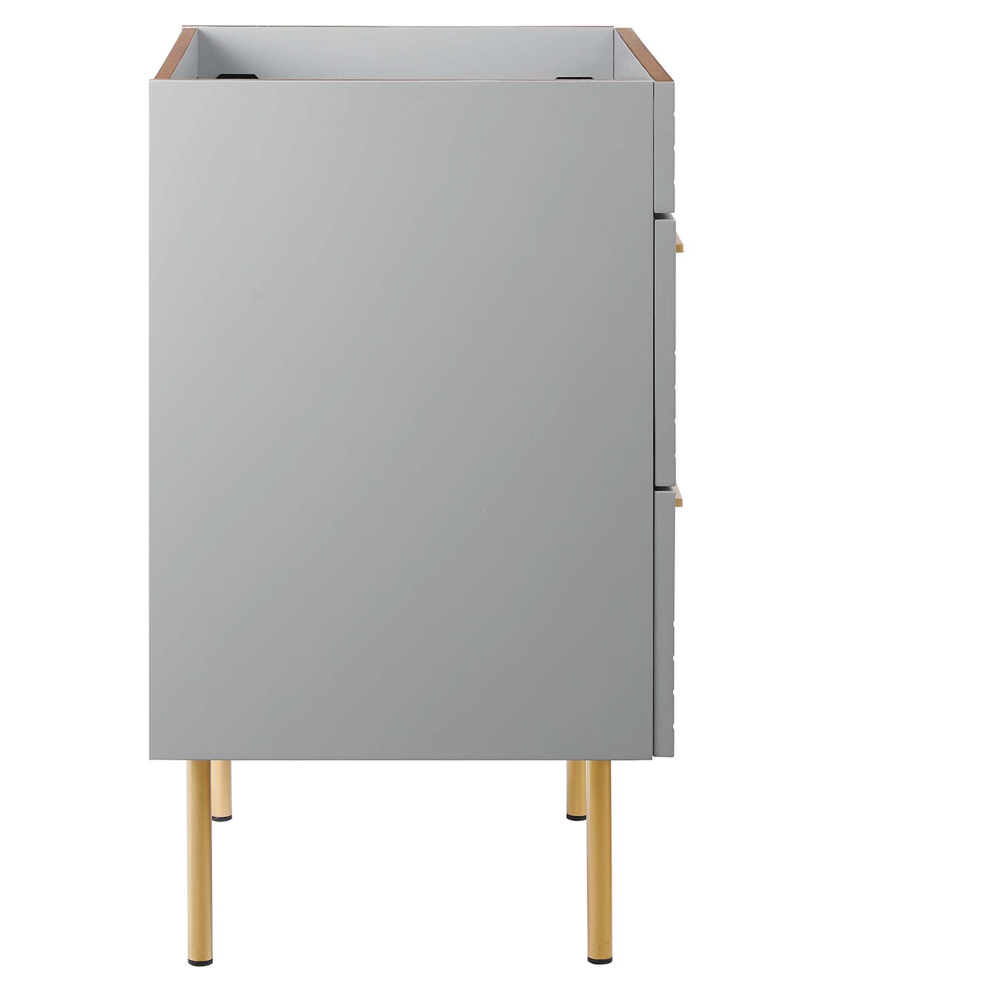 Alt View 1. Modway - Daybreak 24" Bathroom Vanity Cabinet (Sink Basin Not Included) by Modway - Light Gray.