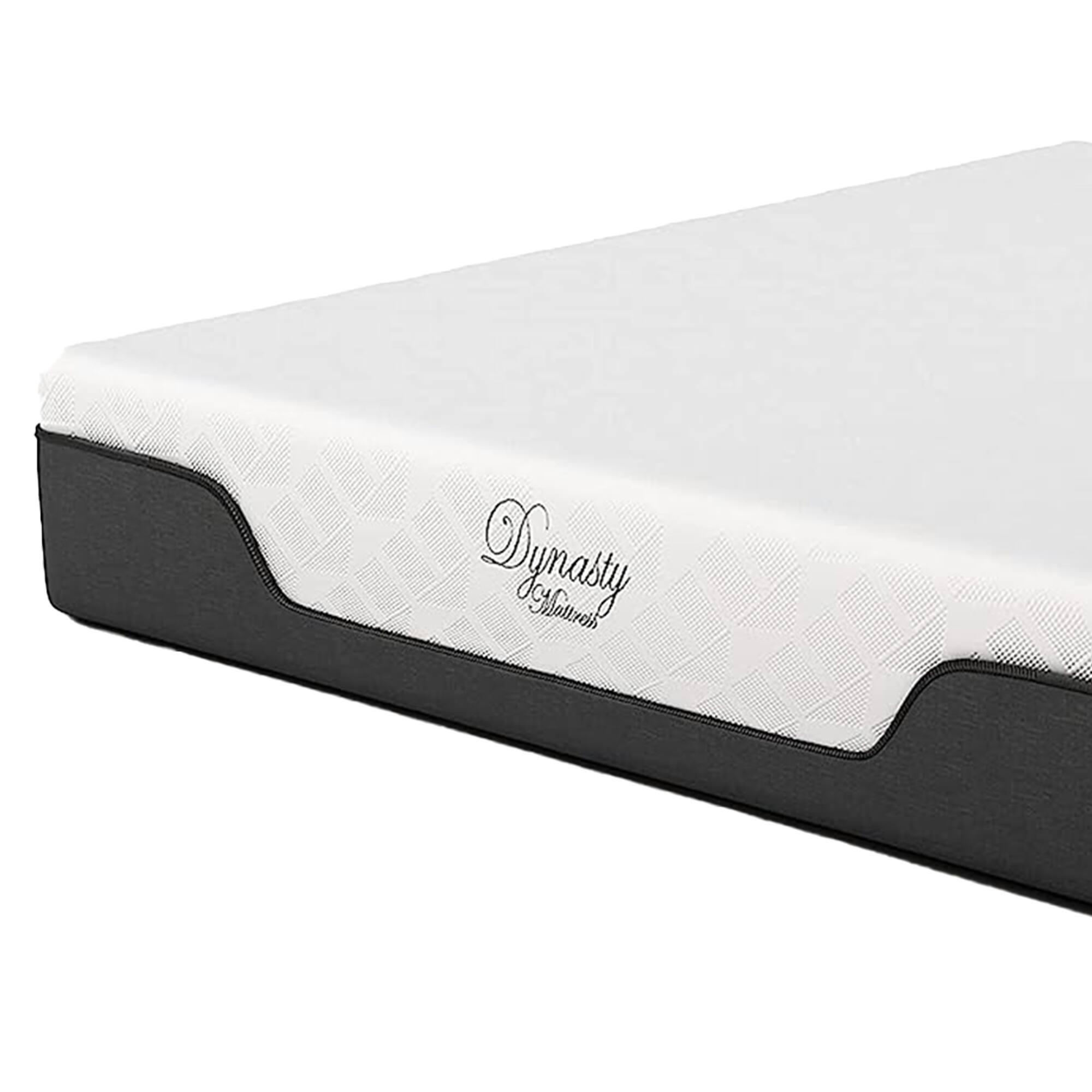 Alt View 7. Dynasty Mattress - Dynasty Mattress 8 Inch CoolBreeze Gel Memory Foam RV Short King Mattress Bed - White.