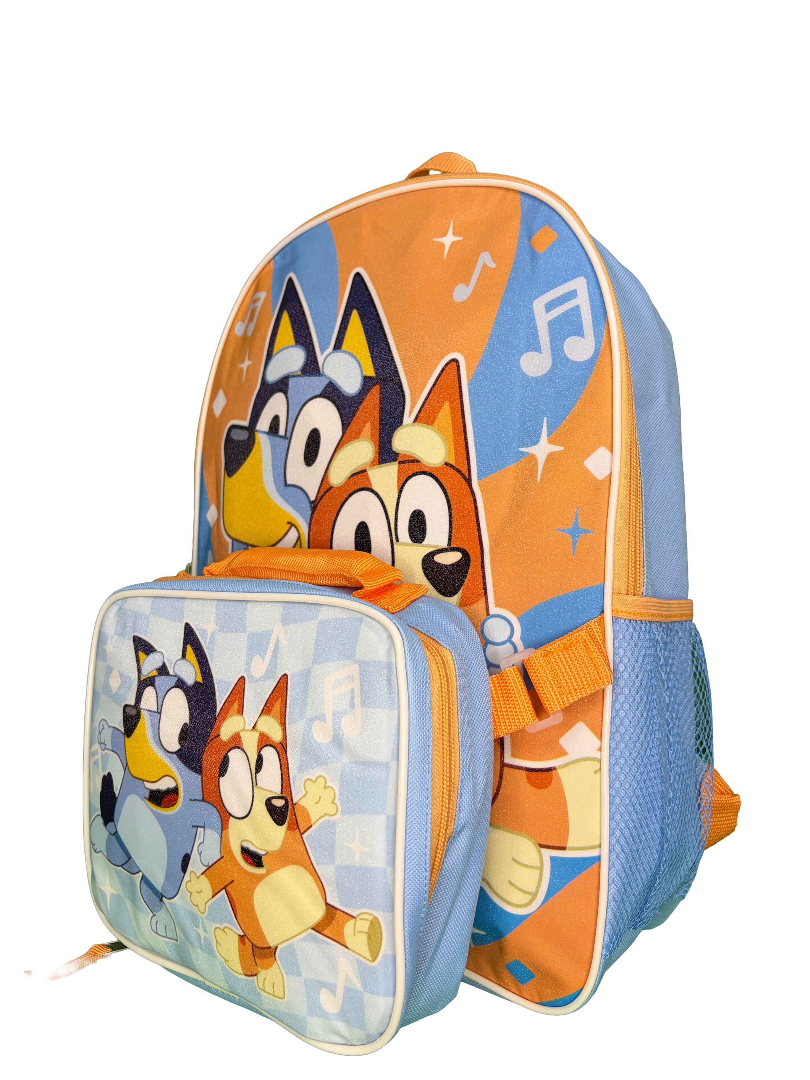 Alt View 1. Disney - Bluey and Bingo 16" Backpack for School with Rectangular Lunch Bag, for Kids - Assorted Pre-Pack.