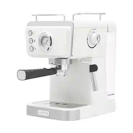 Haden - Barista Brew Espresso Coffee Machine 20-Bar Espresso Maker, Ivory & Copper - Ivory / Chrome