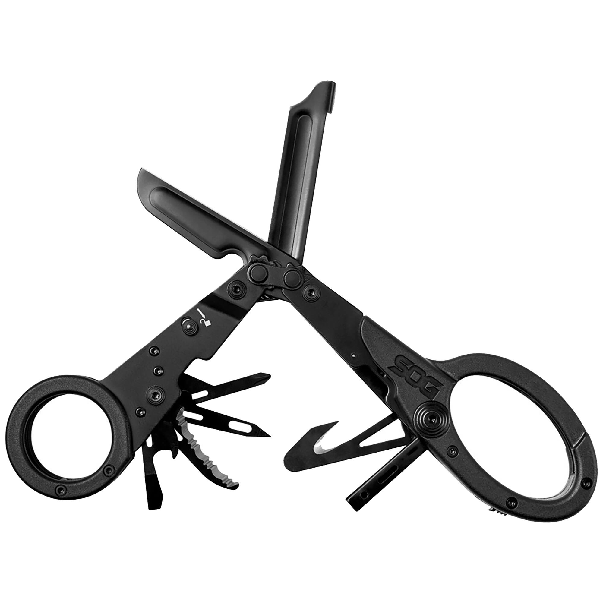 Front. SOG - SOG Parashears Multi-Tool - Black - Black.
