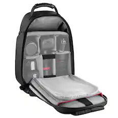 Front. Neewer - BASICS Water Resistant Camera Backpack, Black.