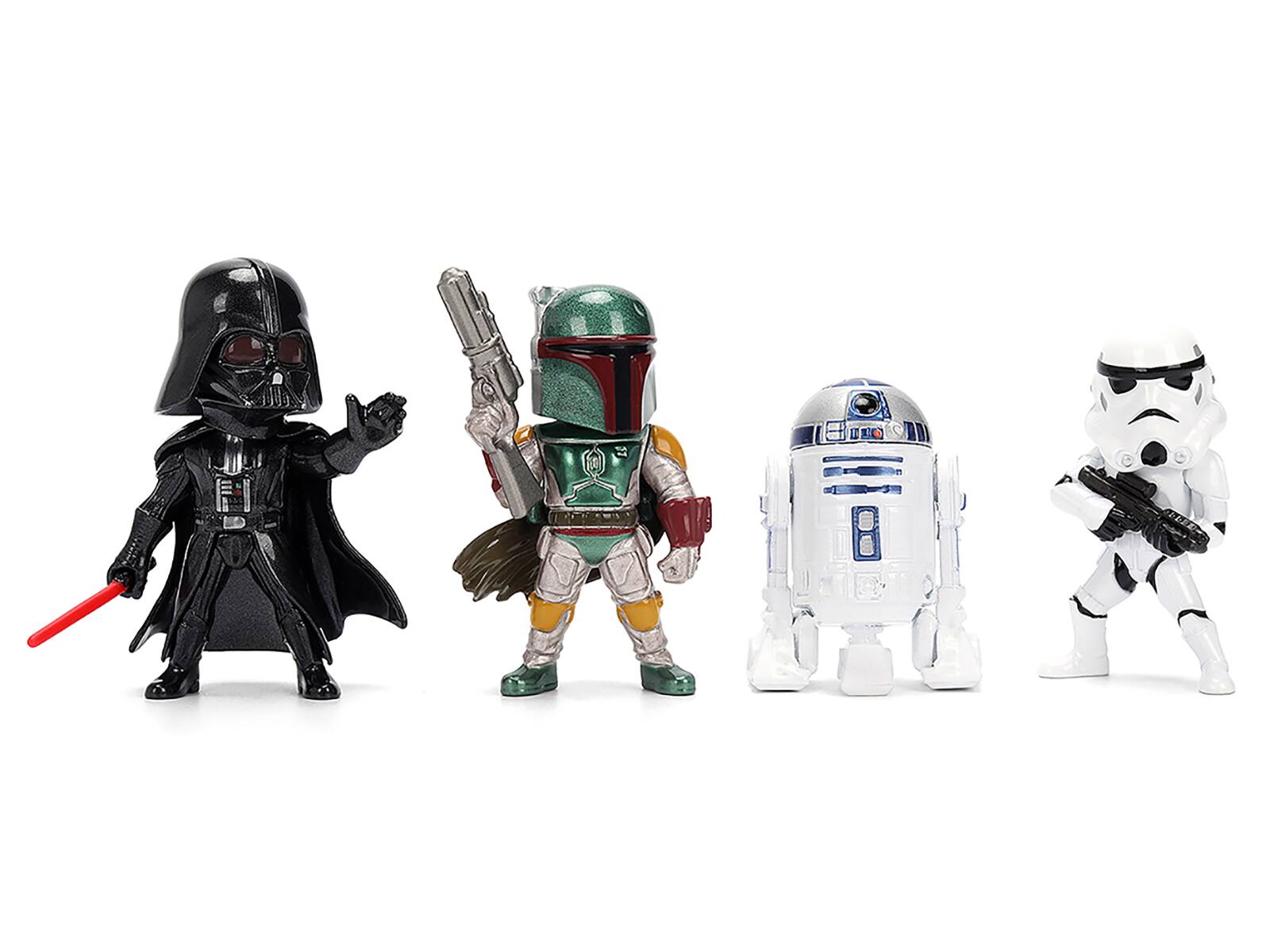 Alt View 1. Jada - Set of 4 Diecast Figures "Star Wars" Movie Franchise "Metalfigs" Series Diecast Models by Jada.