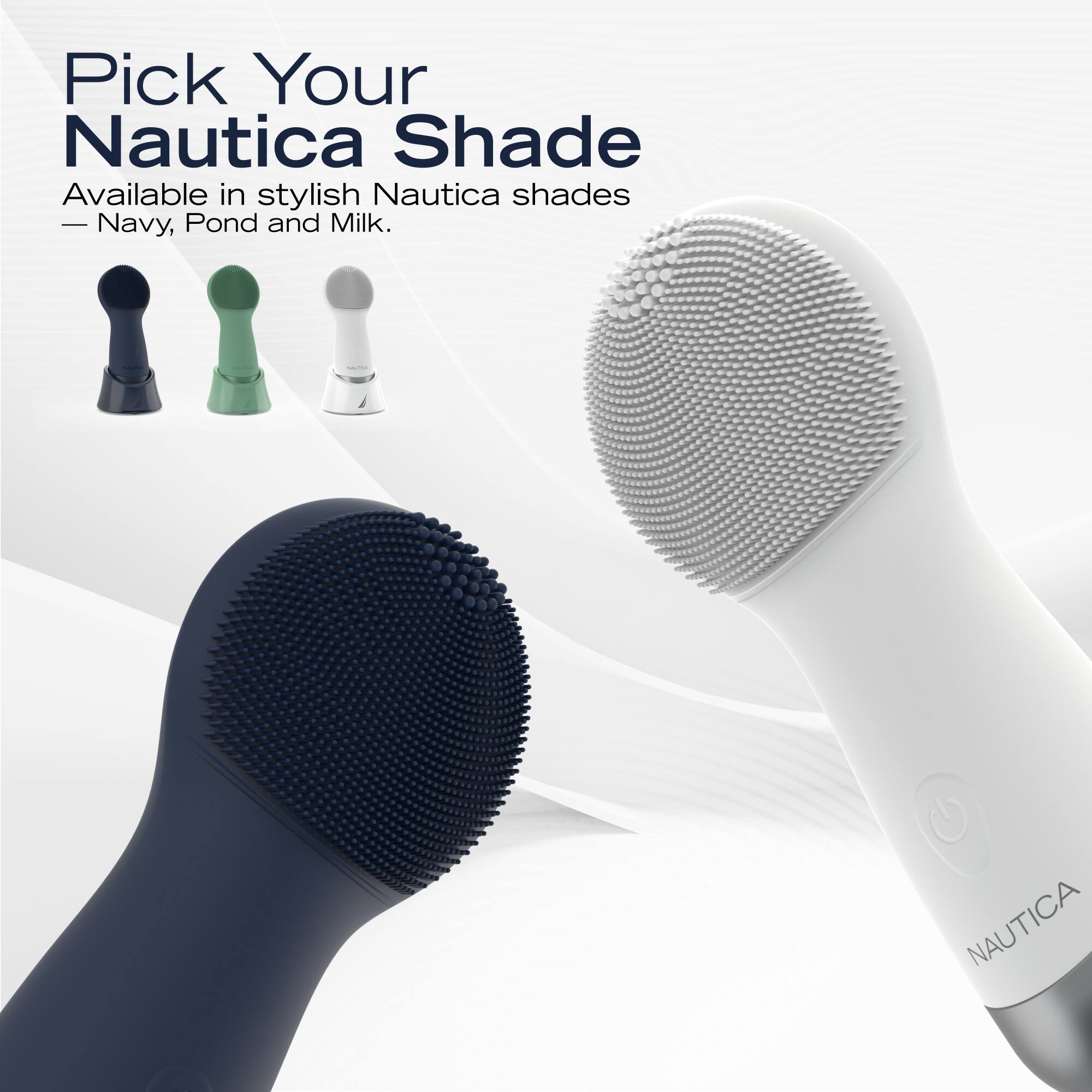 Pick Your Nautica Shade

Available in stylish Nautica shades - Navy, Pond and Milk.