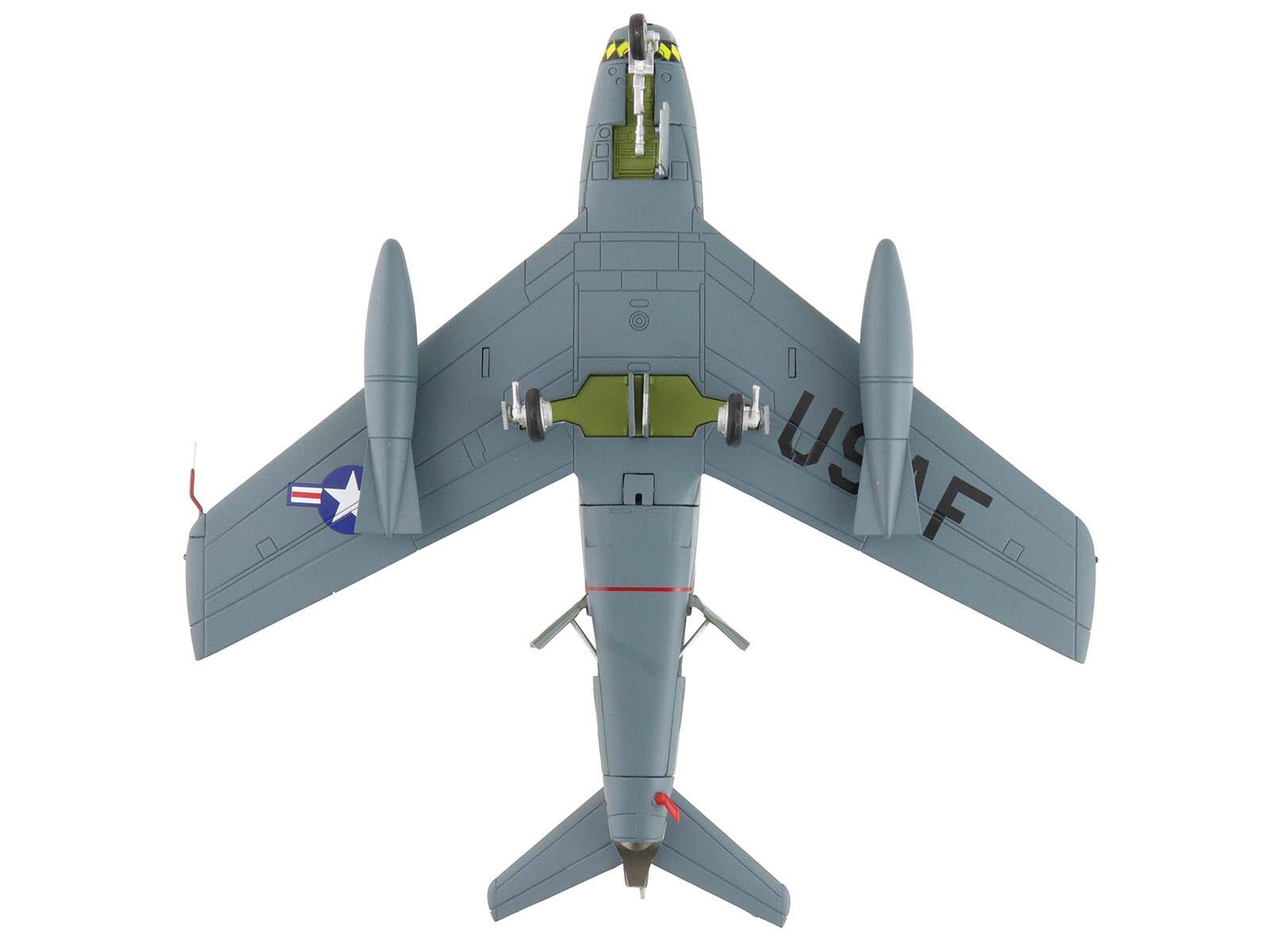 Alt View 4. Hobby Master - North American F-86F Sabre Fighter Aircraft "West Germany" (1955) US Air Forces in Europe 1/72 Model by Hobby Master.