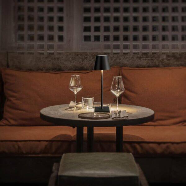 Alt View 1. Circuit Terra - 2-Pack Portable Cordless Desk Lamp - Black.