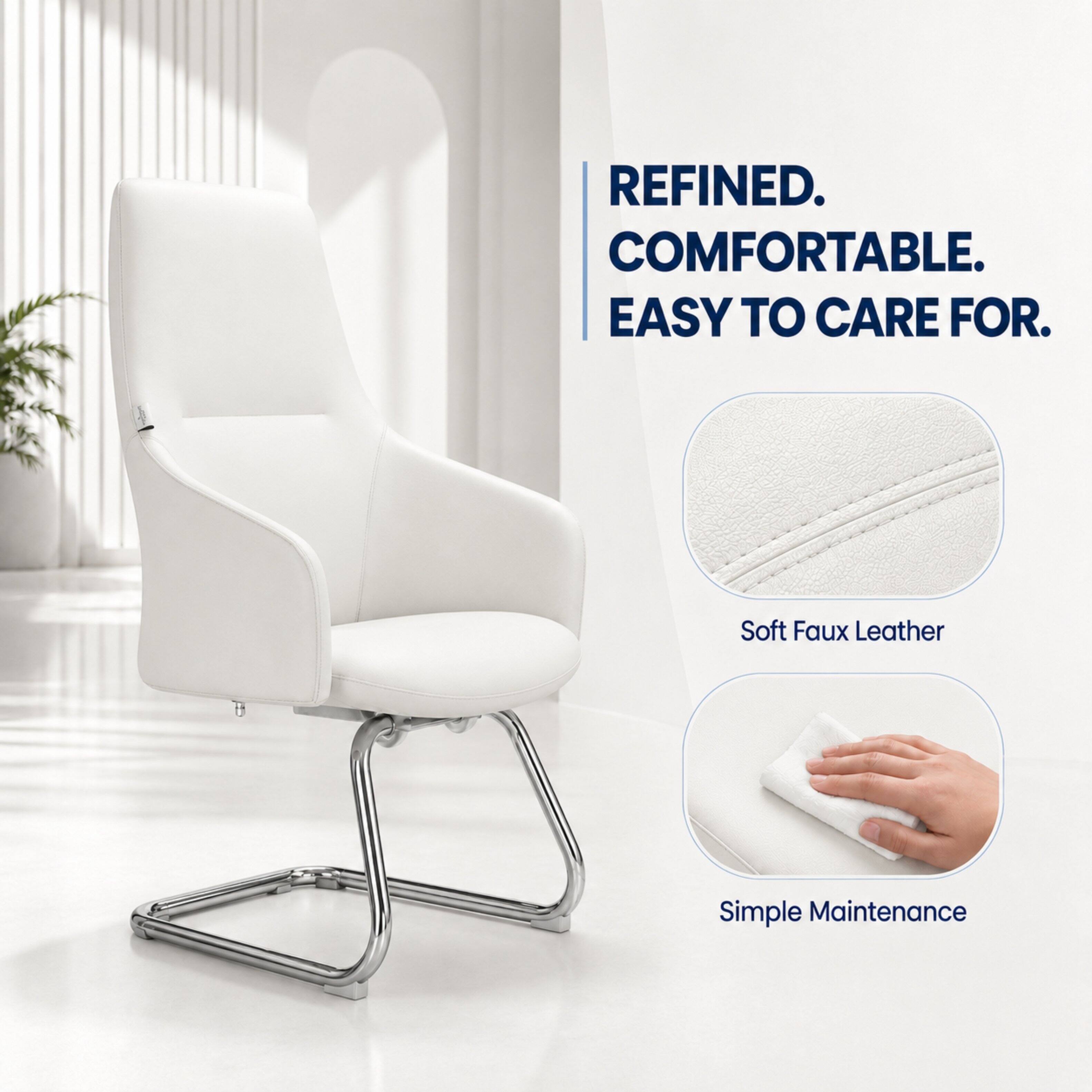 REFINED. COMFORTABLE. EASY TO CARE FOR.

Soft Faux Leather

Simple Maintenance