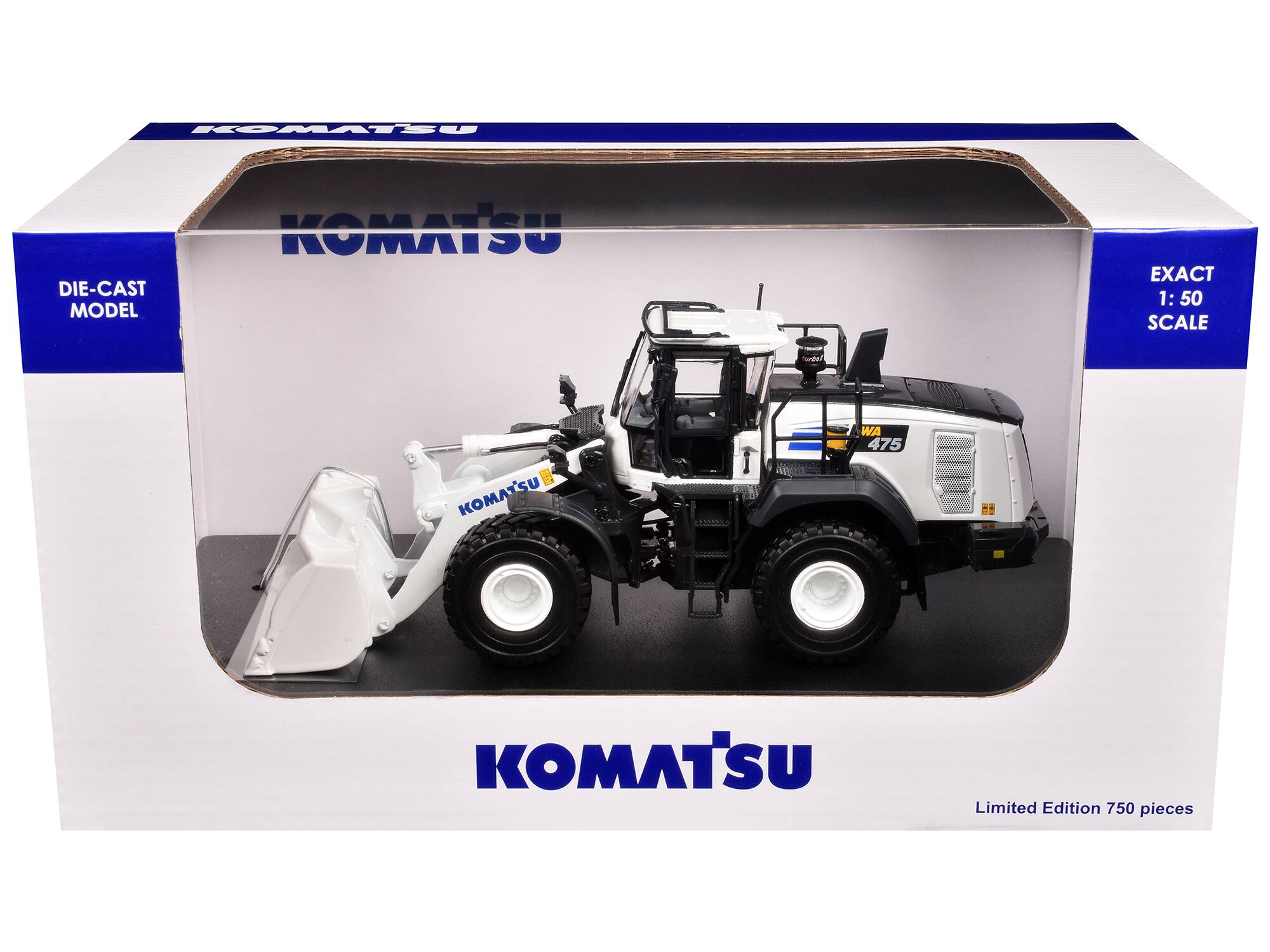 KOMATSU  
DIE-CAST MODEL  
KOMAT'SU  
EXACT 1:50 SCALE  
Limited Edition 750 pieces
