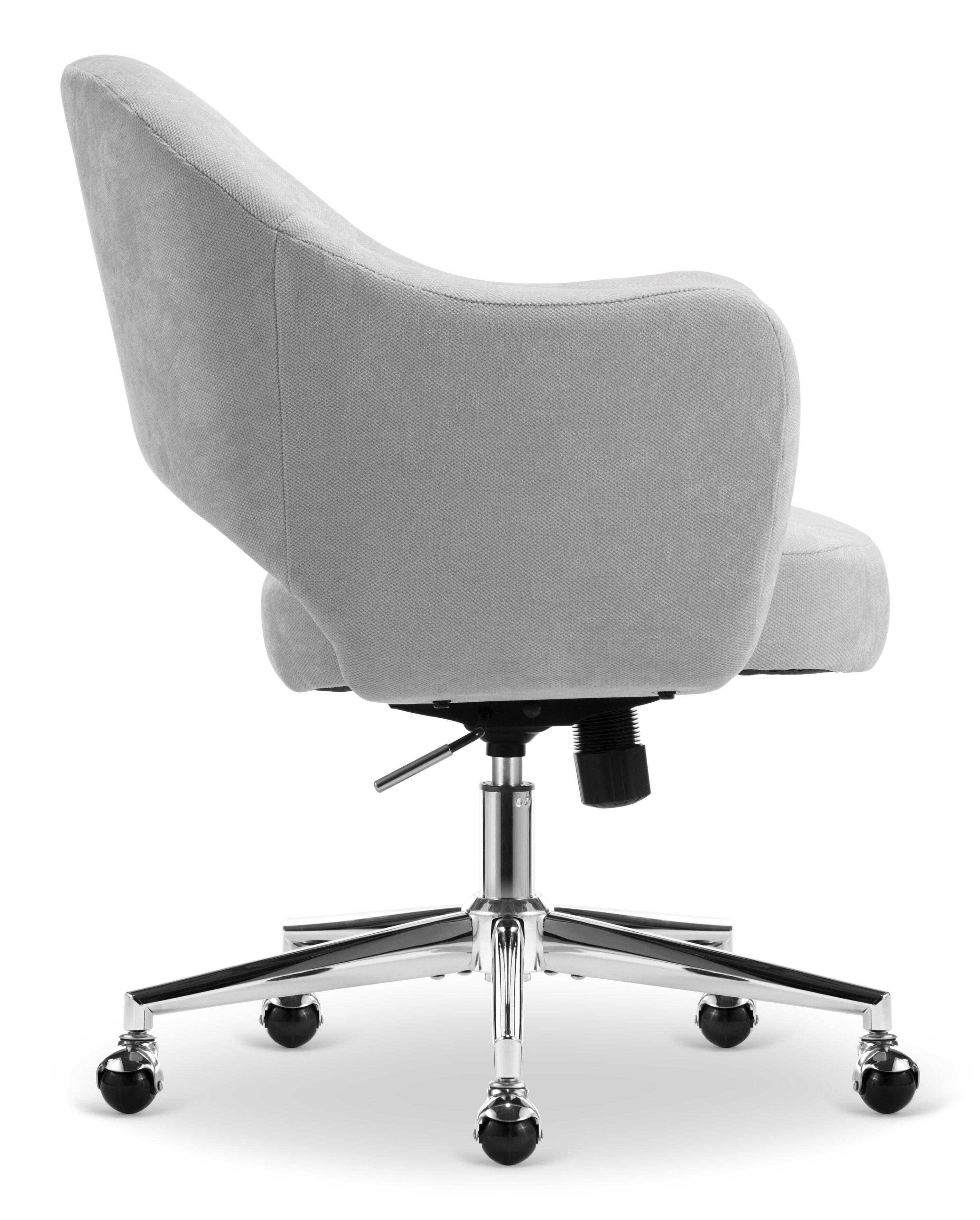 Serta Mia RetroModern Soft Velvet Upholstery Ergonomic Home Office