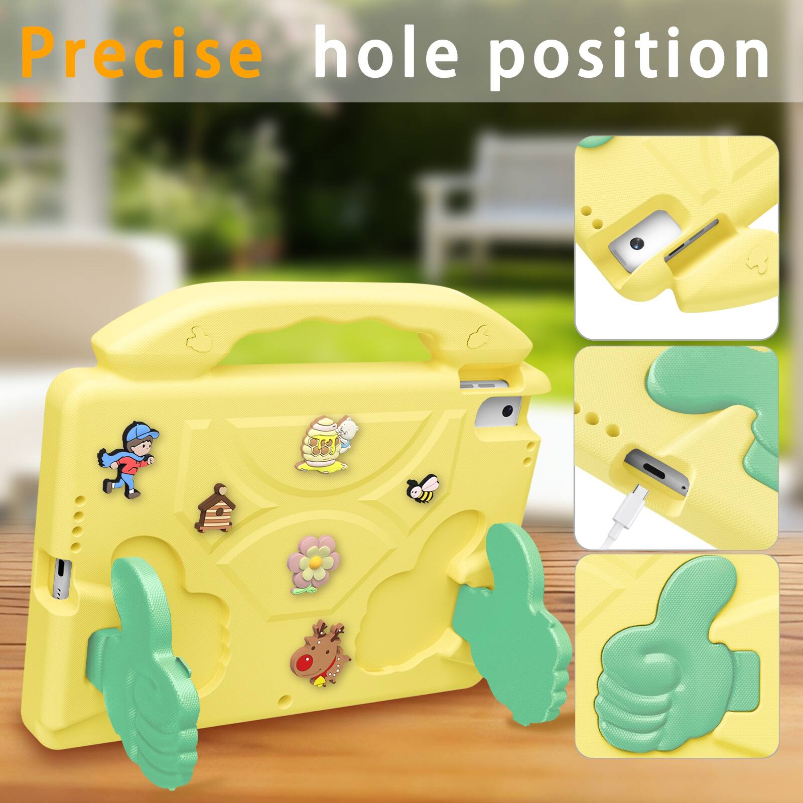 Precise hole position
