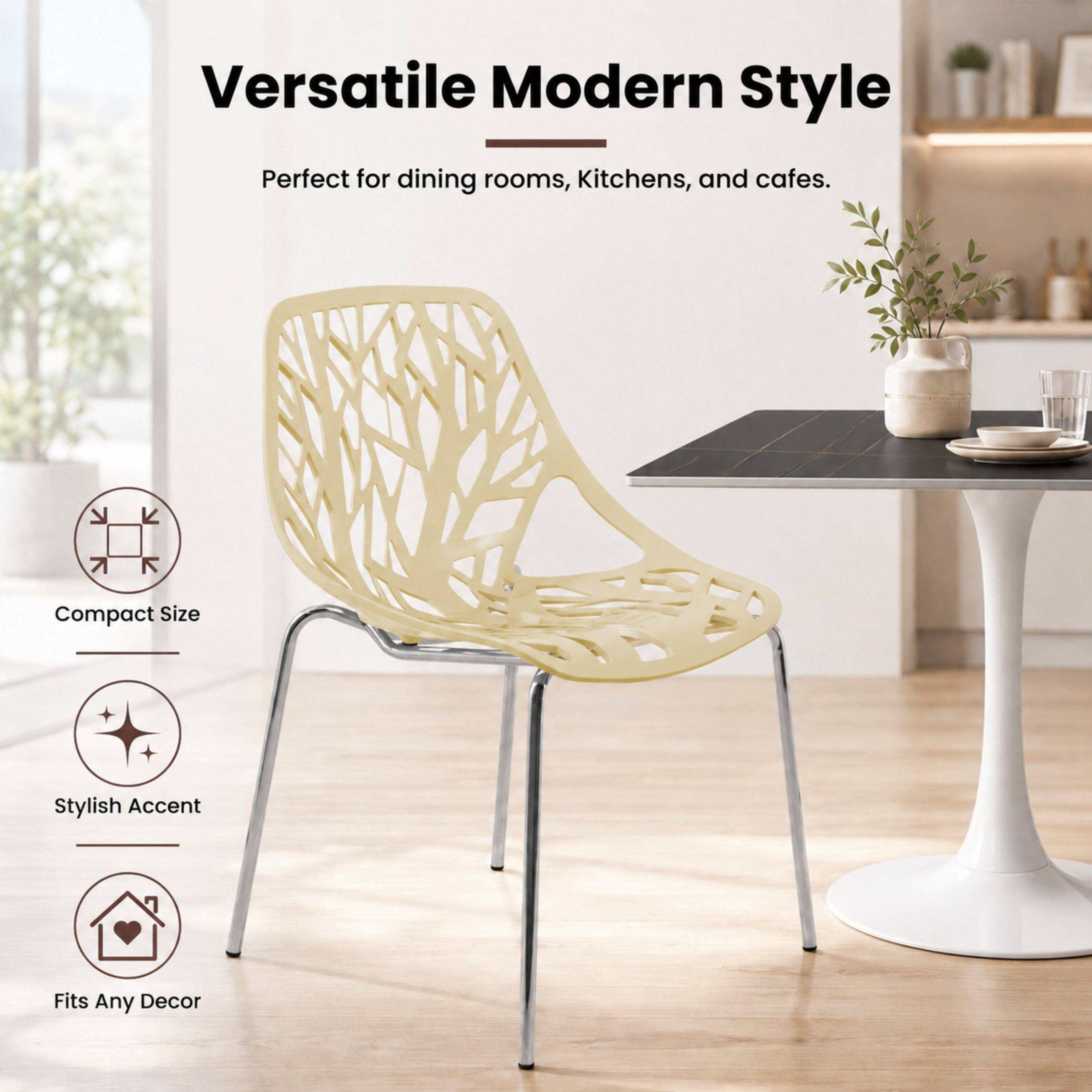 Versatile Modern Style  
Perfect for dining rooms, kitchens, and cafes.  
Compact Size  
Stylish Accent  
Fits Any Decor