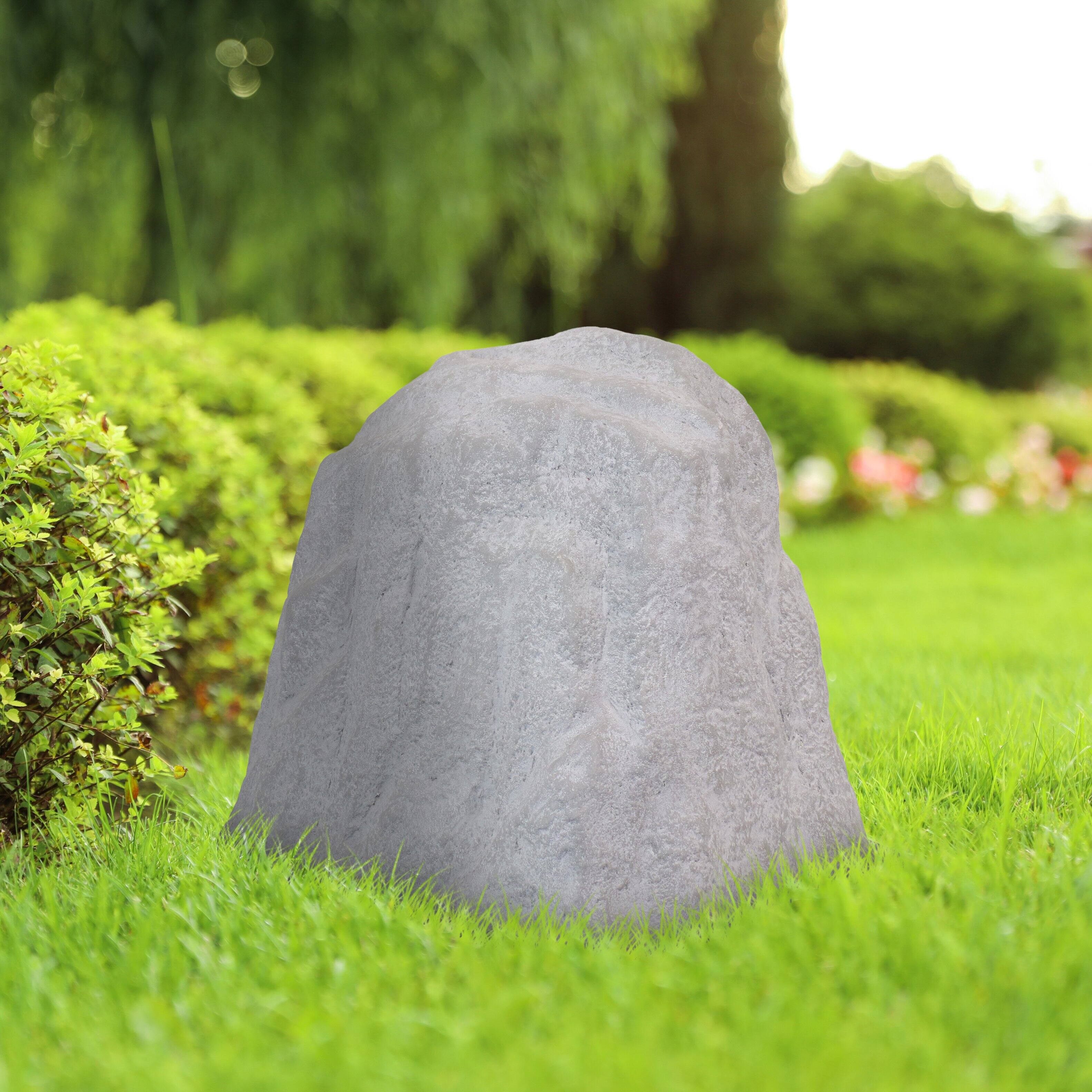 Alt View 10. Sunnydaze - Artificial Polyresin Landscape Rock with Stakes - Gray.
