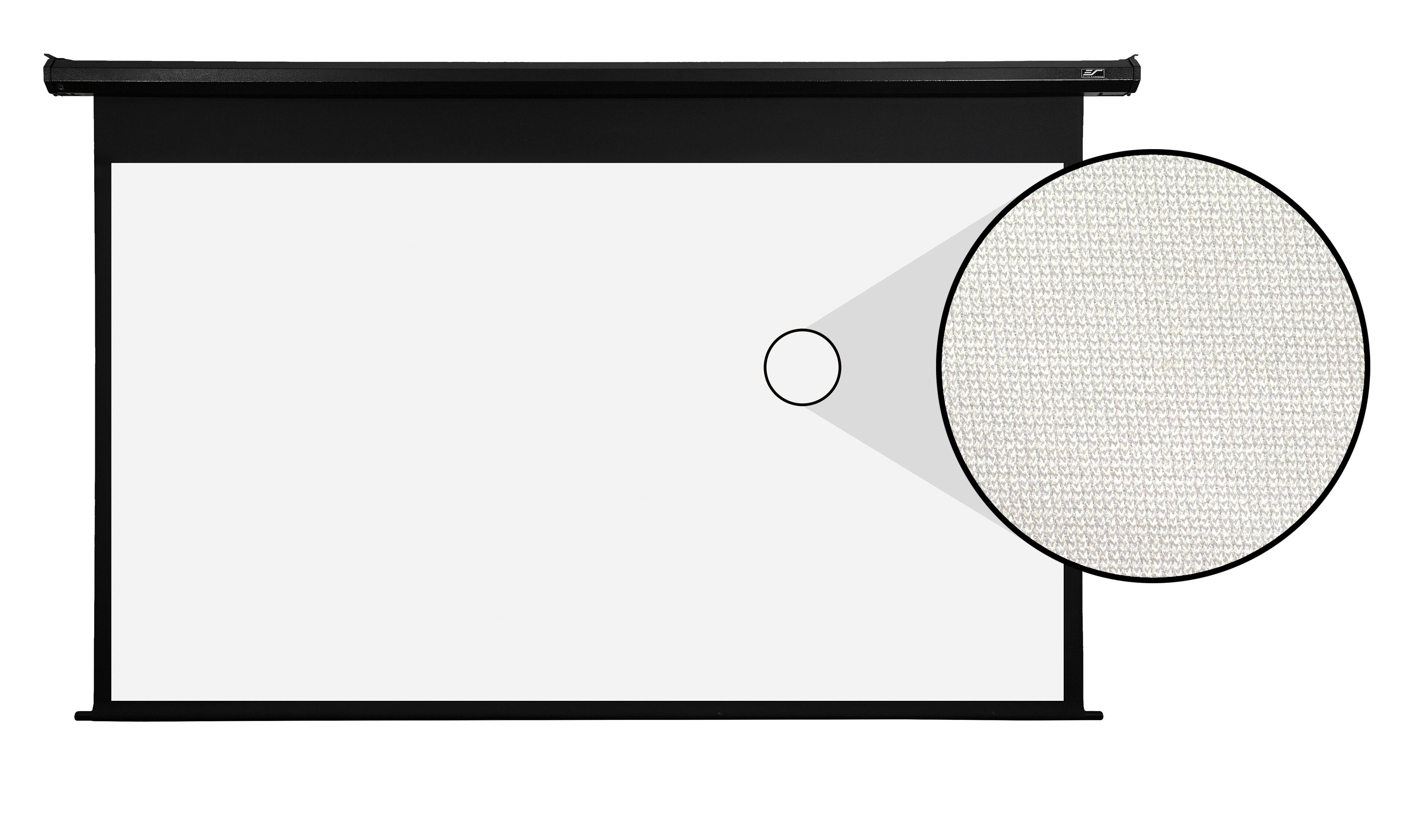 Alt View 4. Elite Screens - Spectrum AcousticPro UHD, 115" Diag,16:9, Electric 4K Projection Screen, IR Remote,12v trigger ELECTRIC115H-AUHD - Black.