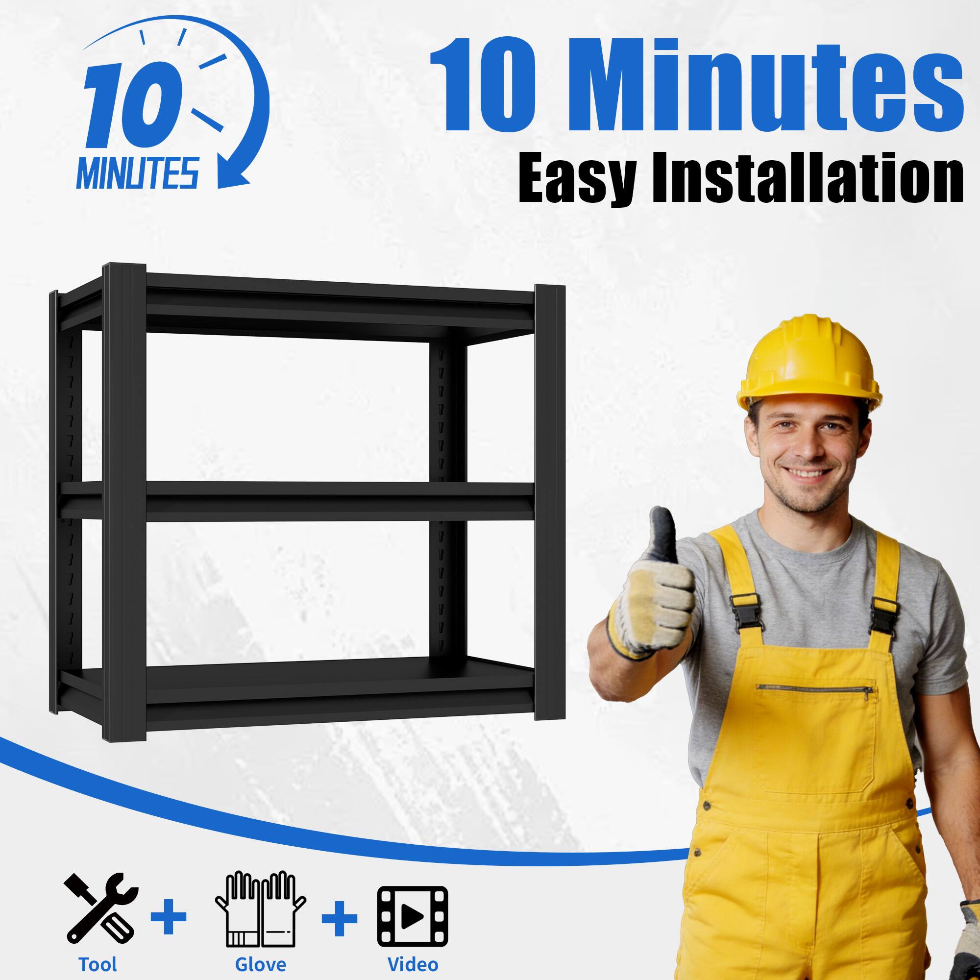 10 Minutes  
Easy Installation  

Tool + Glove + Video