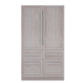 Thermador - Freedom Collection 48 in Wide 26.8 Cu. Ft. Smart Built-in French Door Bottom Freezer Refrigerator - Custom Panel Ready