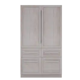 Thermador - Freedom Collection 48 in Wide 26.8 Cu. Ft. Smart Built-in French Door Bottom Freezer Refrigerator - Custom Panel Ready