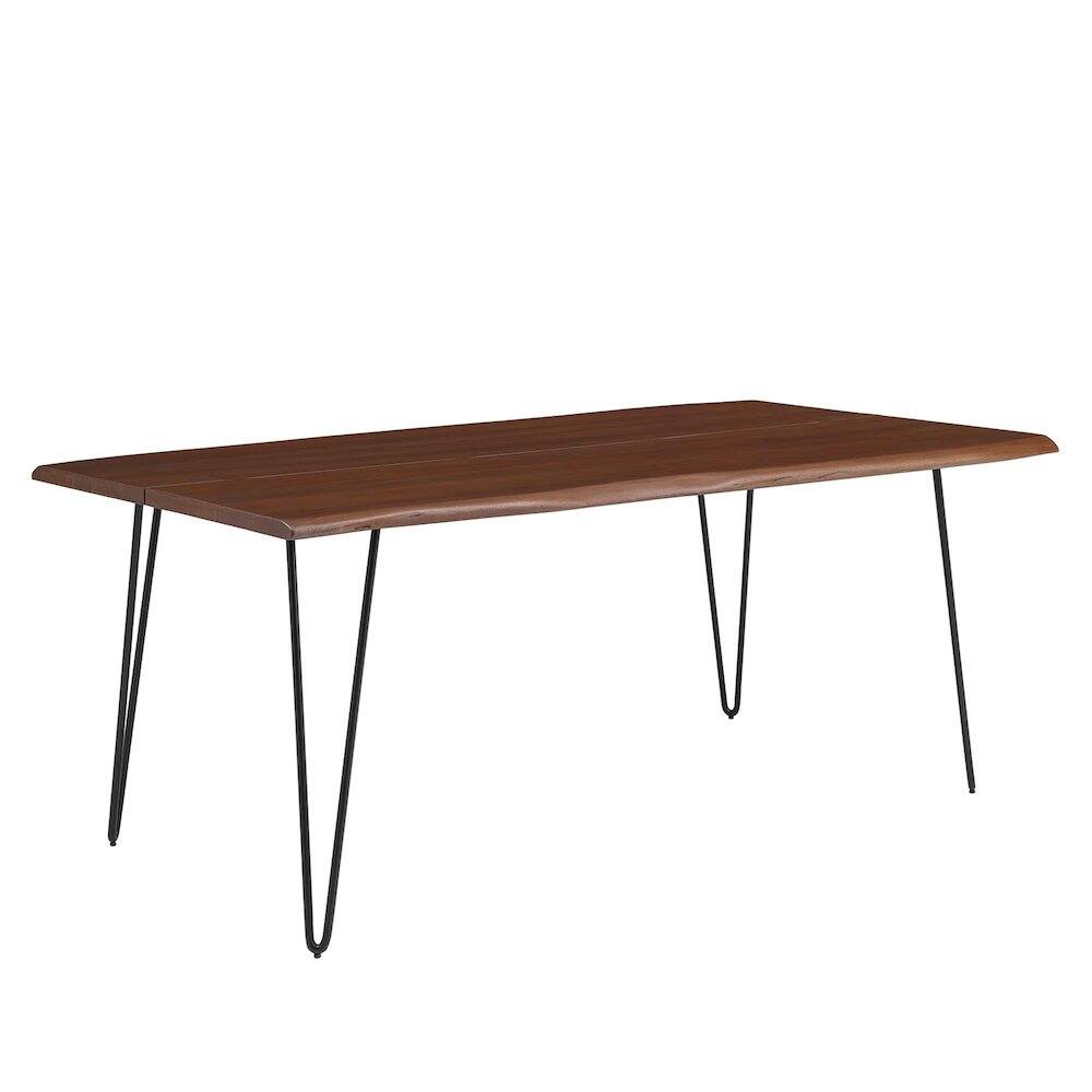Modway - Ardor 74" Live Edge Acacia Wood Acacia Wood Dining Table - Brown
