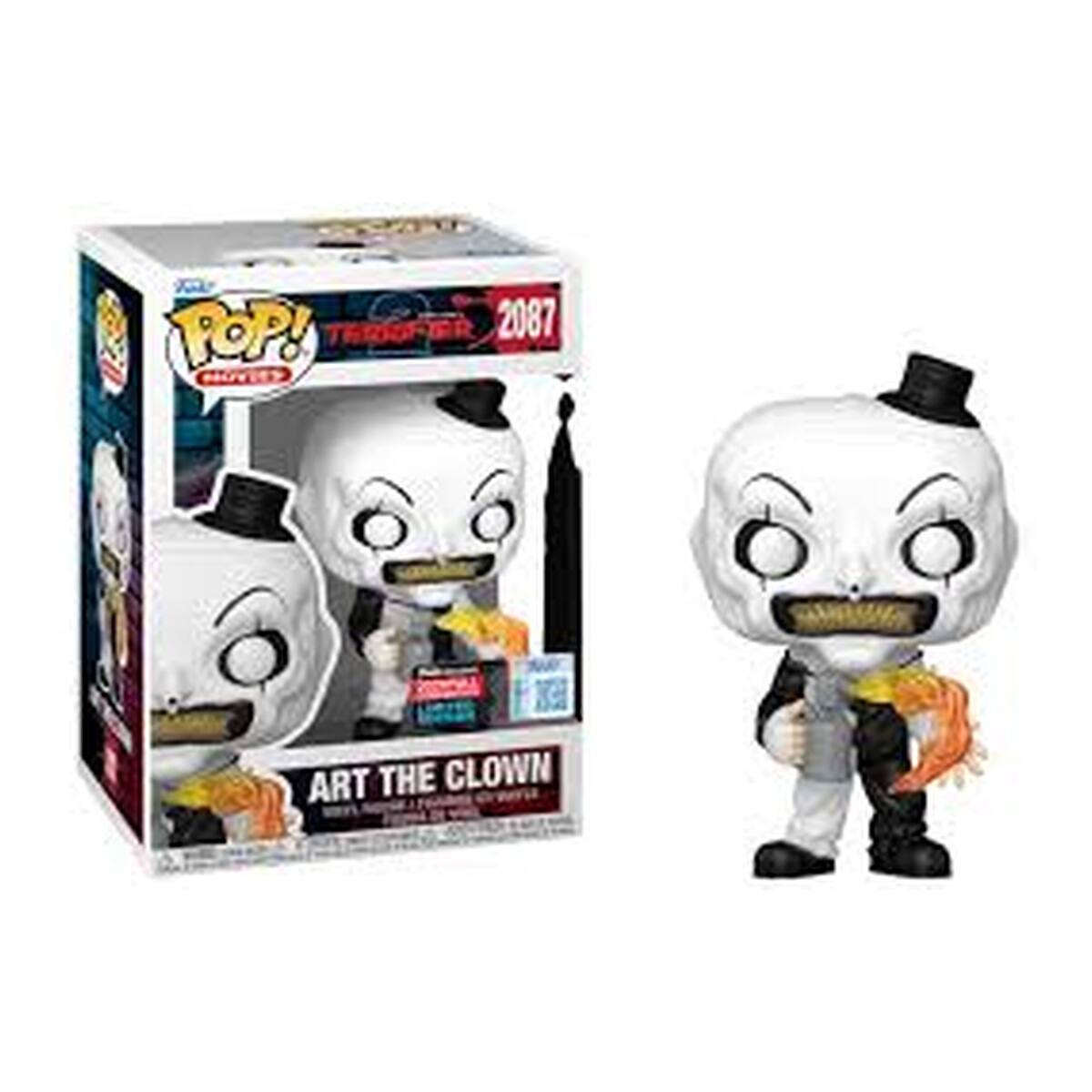 Funko Pop! Terrifier Art the Clown #2087 Shared Convention Exclusive Vinyl Figure