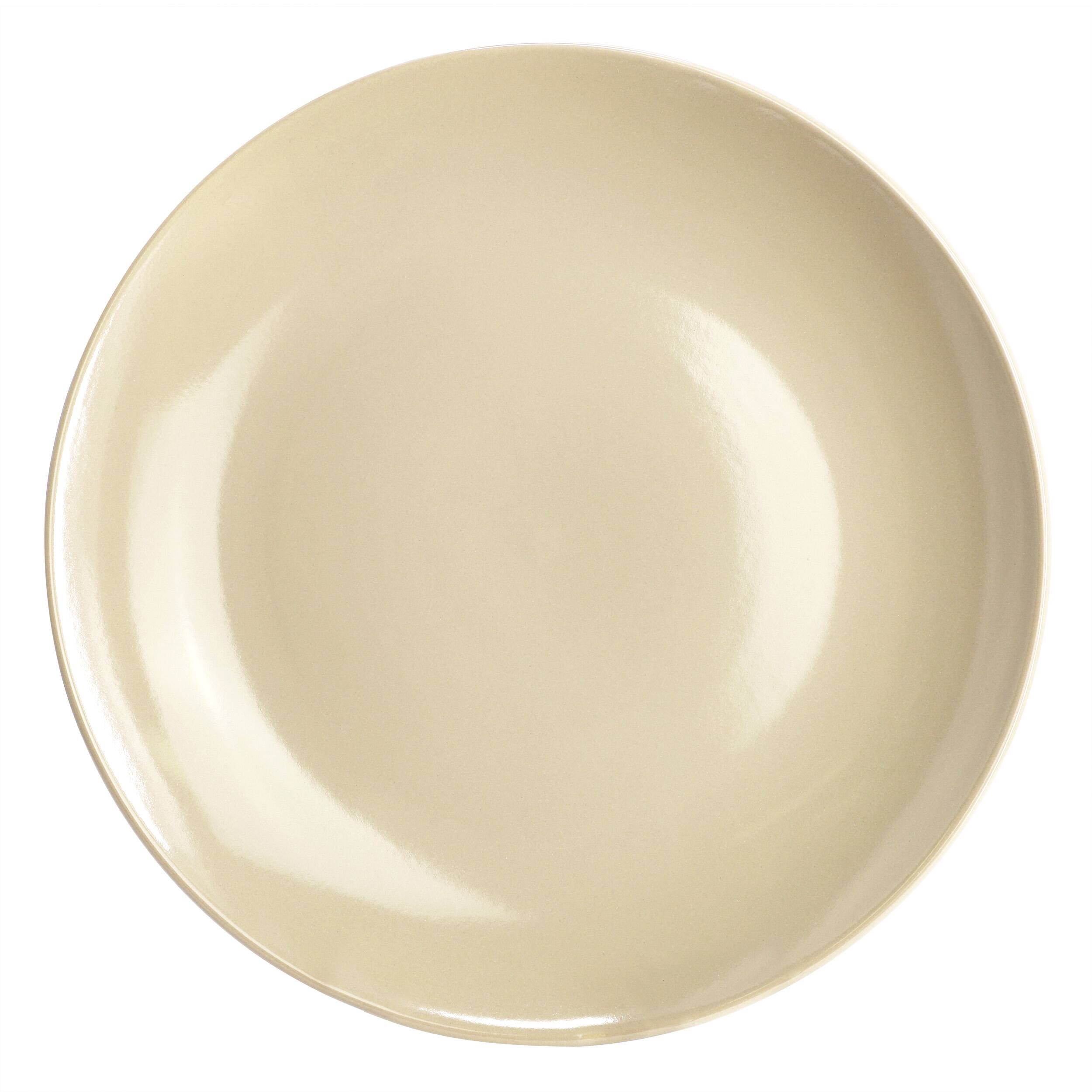 Alt View 2. Gibson - Gibson Home Everyday Plus 12 Piece Stoneware Dinnerware Set in Cream - Cream.