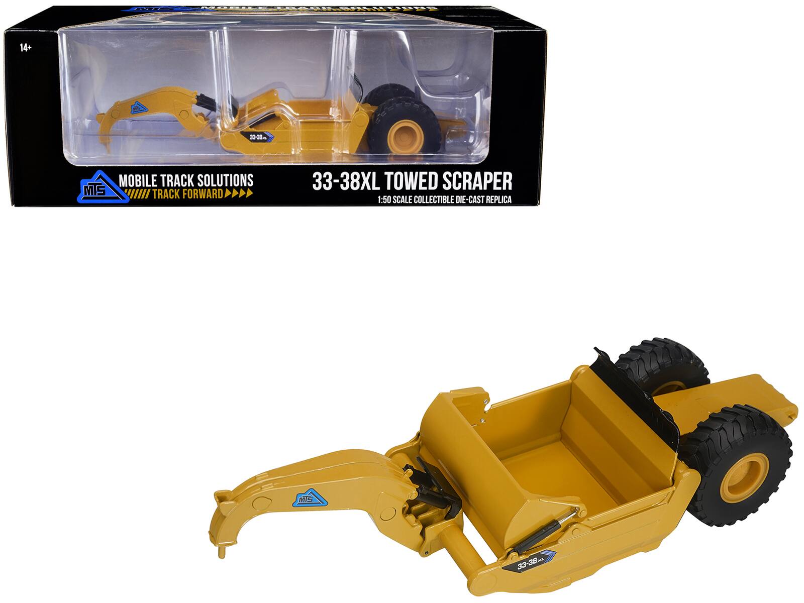 14+
33-38
MOBILE TRACK SOLUTIONS MIS TRACK FORWARD
33-38XL TOWED SCRAPER 1:50 SCALE COLLECTIBLE DIE-CAST REPLICA
MIS
33-38