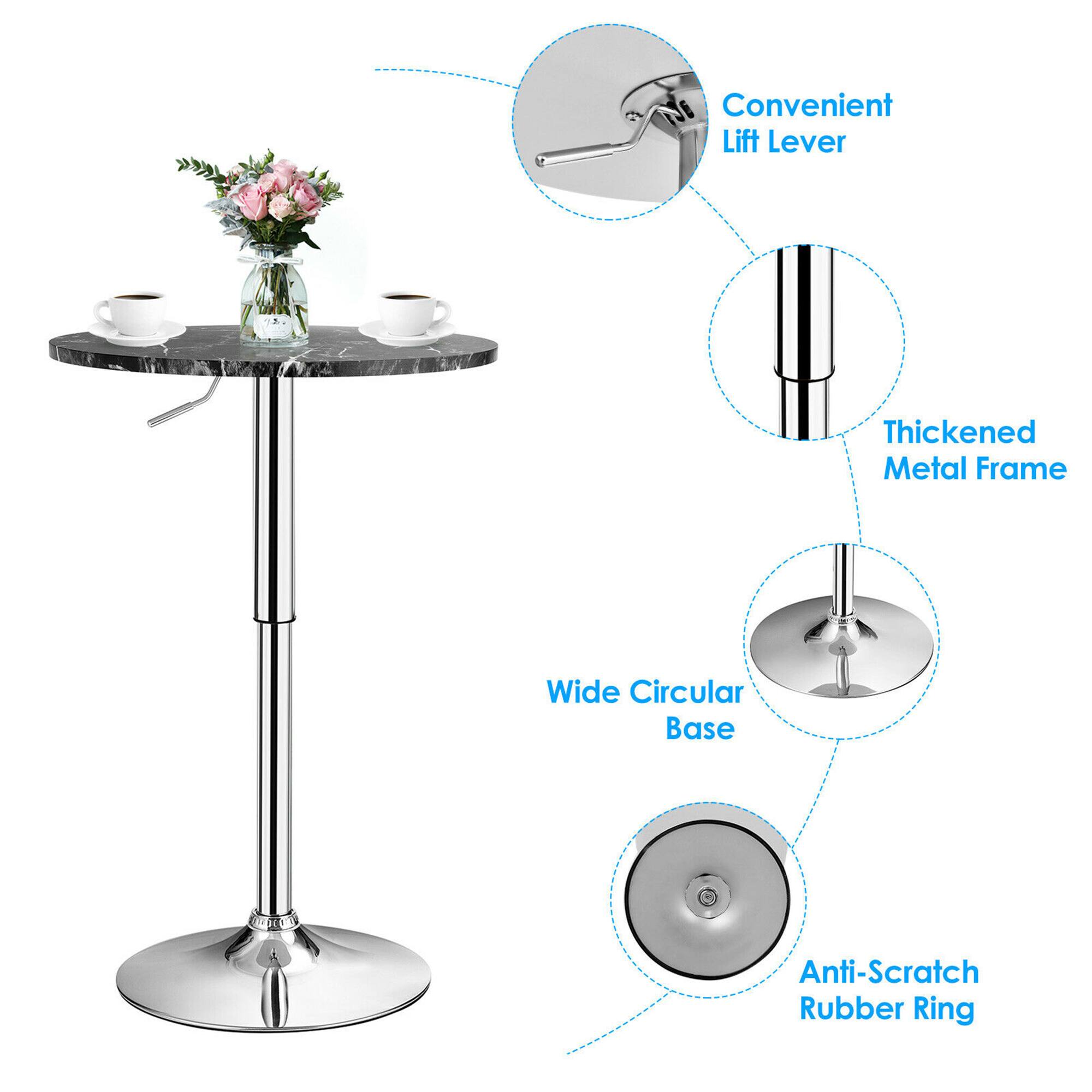 Convenient Lift Lever  
Thickened Metal Frame  
Wide Circular Base  
Anti-Scratch Rubber Ring