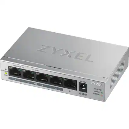 ZYXEL
LINK/ACT 1 2 POE 3 4 6
DC 88V
LINK/ACT 1000M 100M