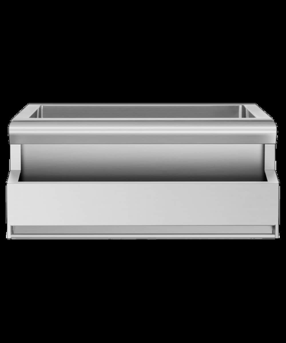 DCS by Fisher & Paykel - Series 9 Beverage Chiller Bottle Holder Accessory Front - Stainless Steel - Front_Zoom