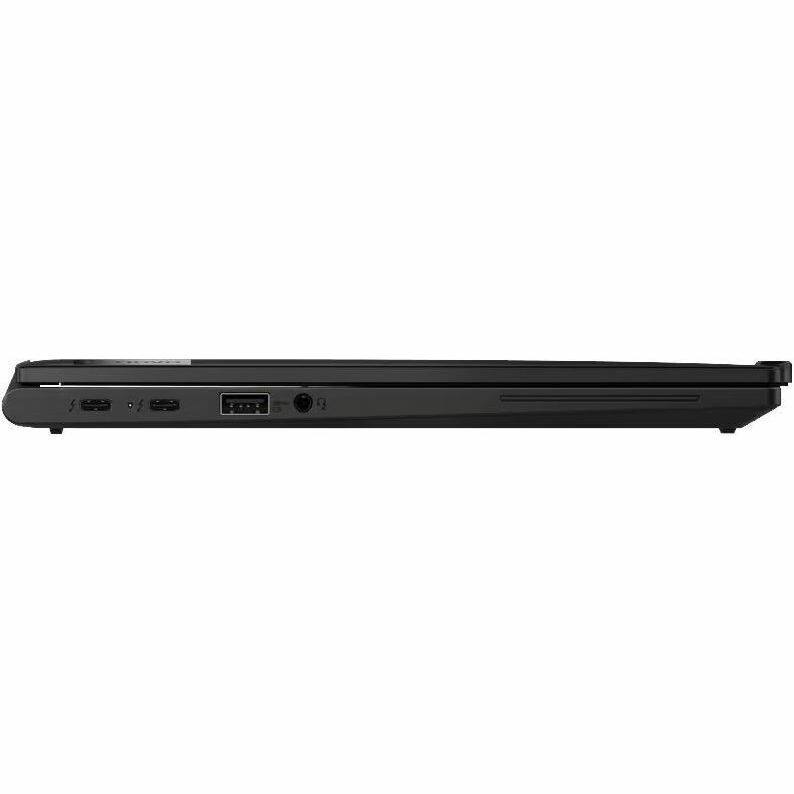 Alt View 2. Lenovo - Lenovo ThinkPad X13 Gen 5 21LW002BUS 13.3" Touchscreen Convertible 2 in 1 Notebook - WUXGA - Intel Core Ultra 7 165U - v - Black.