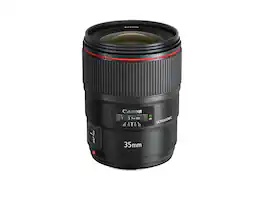Canon - simply focus, lens EF35mm F1.4L II USM full size support - Black