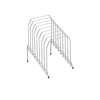 Front. Staples - Staples Metal Incline Sorter, Chrome (10853) - Chrome.