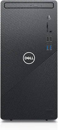 Dell - Refurbished Excellent - Inspiron 3880 Desktop PC Tower Intel Core i3-10100 8GB RAM 256GB SSD Intel UHD Graphics 630 Windows 11 Pro - Black